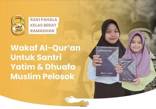 Wakaf Al-Quran untuk Yatim penghafal Quran